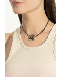 Balenciaga - Brass Necklace - Lyst