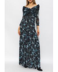 Diane von Furstenberg - Dress With Lurex Threads - Lyst
