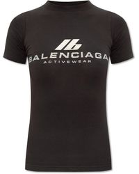 Balenciaga - Top With Logo - Lyst