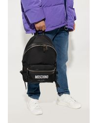 Moschino - Backpack With Logo - Lyst