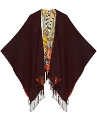 Ferragamo - Reversible Poncho - Lyst