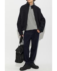 Sease - Wool Trousers With A Striped Pattern - Lyst