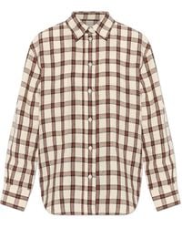 Rohe - Checked Pattern Shirt - Lyst