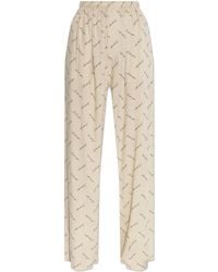 Balenciaga - Pants With Logo - Lyst