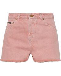 Dolce & Gabbana - Denim Shorts With Vintage Effect - Lyst