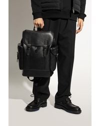 COACH - Leather Backpack Hitch - Lyst