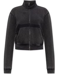 T By Alexander Wang - Sweatshirt With Vintage Effect - Lyst