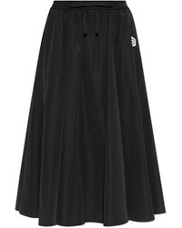 KENZO - Skirt With Logo Patch - Lyst