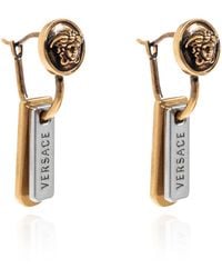 Versace - Earrings With Medusa Head - Lyst