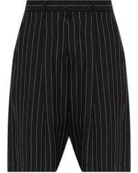 R13 - Shorts With A Striped Pattern - Lyst