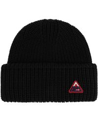 DSquared² - Wool Beanie With Sewn-On Logo - Lyst