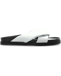 Bogner - 'Sirolo' Leather Slides - Lyst