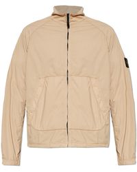 Stone Island - Sweatshirt With A Stand-Up Collar - Lyst