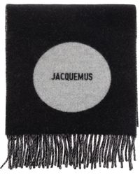 Jacquemus - Wool Scarf With Logo - Lyst