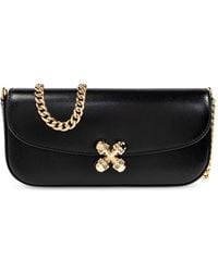McQueen - Shoulder Bag "Skull Flower Small" - Lyst