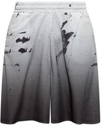 44 Label Group - Perforated Shorts - Lyst