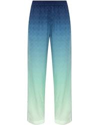 CASABLANCA - Loose-Fit Wide Leg Pants - Lyst