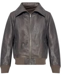 Rick Owens - Leather Jacket "Blixa" - Lyst