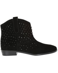 MICHAEL Michael Kors - Suede Ankle Boots 'Dani' - Lyst