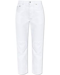 Moschino - Jeans With Heart Motif - Lyst