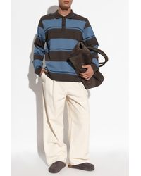 Samsøe & Samsøe - Long-Sleeved Polo "Sakevin" - Lyst