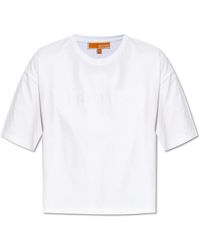 MICHAEL Michael Kors - Loose-Fit T-Shirt With Embroidered Logo - Lyst