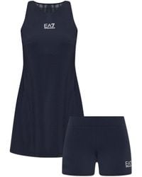 EA7 - Training Dress With Shorts - Lyst