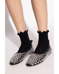Tory Burch - Leather Ballet Flats With Studs - Lyst