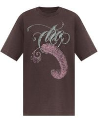 Etro - Cotton T-Shirt With Print - Lyst