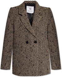 Anine Bing - 'diana' Double-breasted Blazer, - Lyst