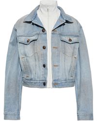 Balenciaga - Jacket Made From Combined Fabrics - Lyst