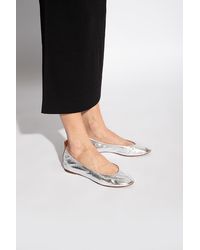 Lanvin - Leather Ballet Flats - Lyst
