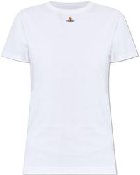 Vivienne Westwood - T-Shirt With Logo Patch - Lyst