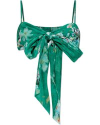 Zimmermann - Short Top With Floral Motif - Lyst