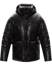 Nanushka Puffer Jacket With Hood - Black