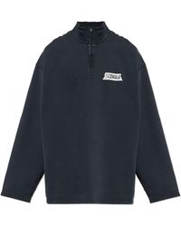 Balenciaga - Sweatshirt With Stand-Up Collar - Lyst