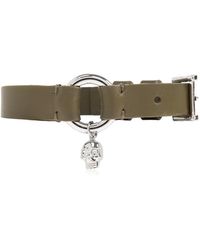 McQueen - Leather Bracelet - Lyst