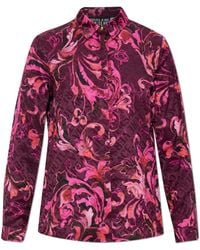 Versace Jeans Couture - Shirt With 'Barocco' Pattern - Lyst