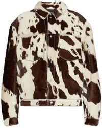 Represent - Leather Jacket With Animal Motif - Lyst