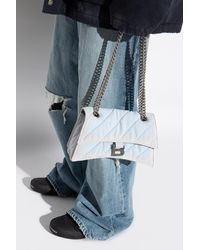 Balenciaga - ‘Crush’ Shoulder Bag, , Light - Lyst