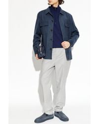 Etro - Sweater With Embroidered Logo - Lyst