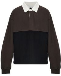 Agolde - Long-Sleeve Polo Shirt - Lyst