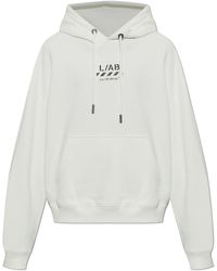 LAB C.O. OFF WHITE - Hoodie With Hood - Lyst
