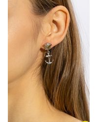 Versace - Earrings With Medusa Face, - Lyst