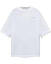 Off-White c/o Virgil Abloh - T-Shirt With Printed Logo - Lyst