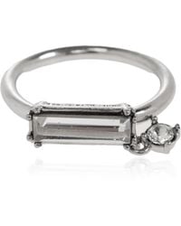 Jil Sander - Ring With Shimmering Crystals - Lyst