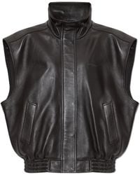 Balenciaga - Leather Vest - Lyst