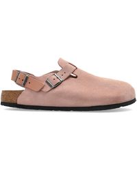 Birkenstock - 'Tokio Ii Suede' Slides - Lyst