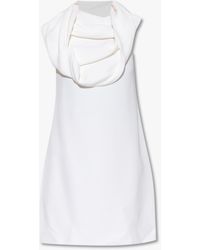Ferragamo - Hooded Mini Dress - Lyst