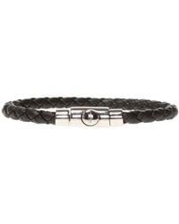 Ferragamo - Braided Leather Bracelet (20Cm) - Lyst